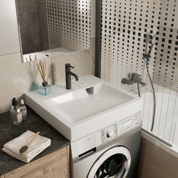 Характеристики Раковина над стиральной машиной GreenStone Sirius 60х60 ...