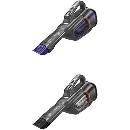 Беспроводной ручной пылесос Black+Decker с насадкой и щеткой для ...