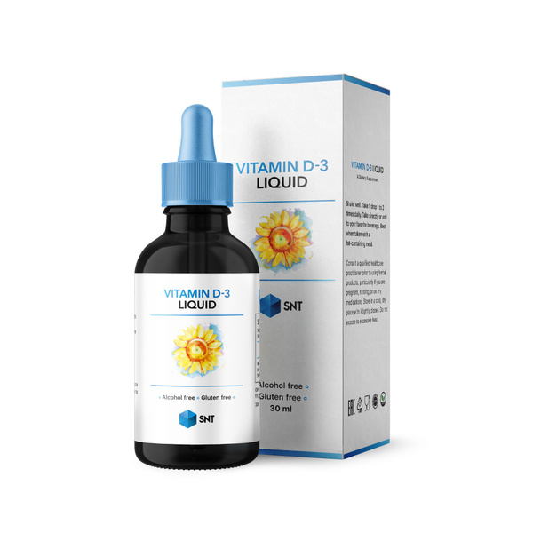 SNT Витамин Д3, жидкий, Liquid Vitamin D3 Drops 30 мл - купить с ...