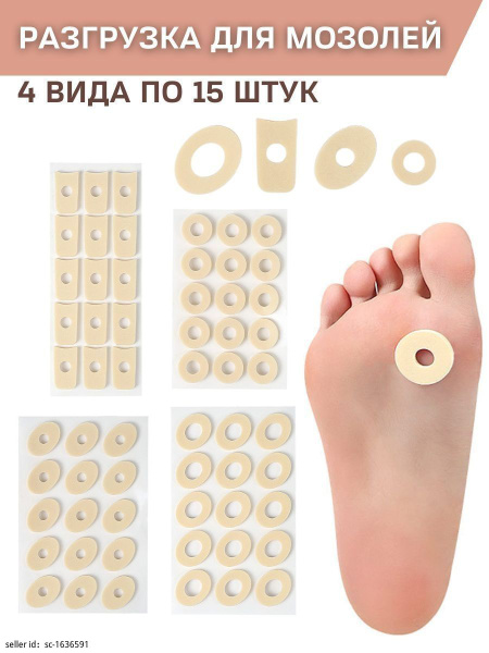 защита от мозолей;пластырь разгрузочный;разгрузочный пластырь - купить ...