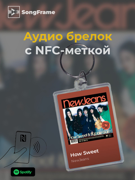 Брелок Spotify с NFC NewJeans - How Sweet - купить с доставкой по ...