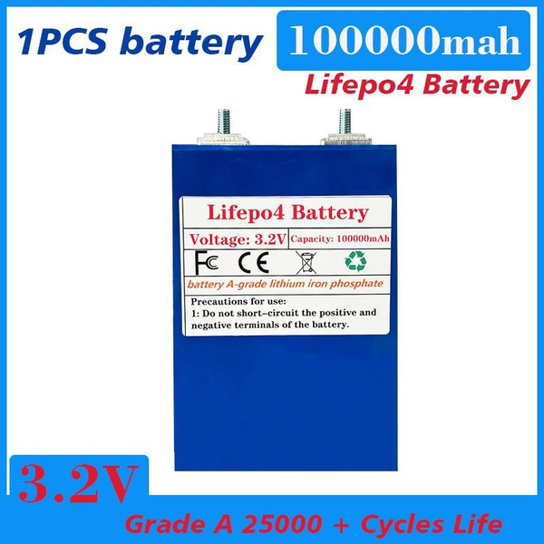 3.2В 100AH, Lifepo4, фосфат железа лития, батарея, DIY, электромобиль ...