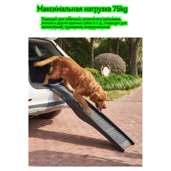 Пандус для собак, домашние животные садятся в машину, чтобы помочь ...
