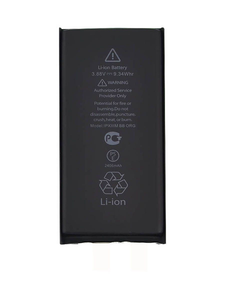 Аккумуляторная ячейка (банка) для iPhone 13 Mini (2406 mAh) 100% ...