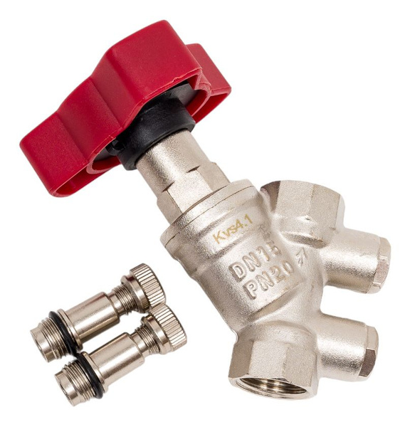 Балансировочный клапан 1/2 Valtec VT.054.N.04 купить на OZON по низкой ...