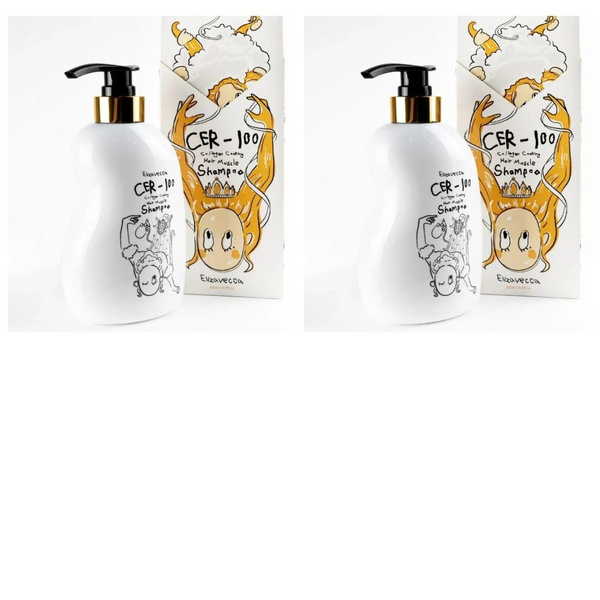 Elizavecca Шампунь для волос CER-100 Collagen Coating Hair Muscle, с ...
