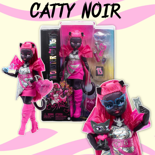 Кукла Monster High Catty Noir Кэтти Нуар Пантера и котик Амулет ...