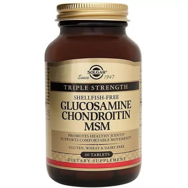 Глюкозамин-Хондроитин, "Glucosamine Chondroitin MSM", 60 таблеток ...