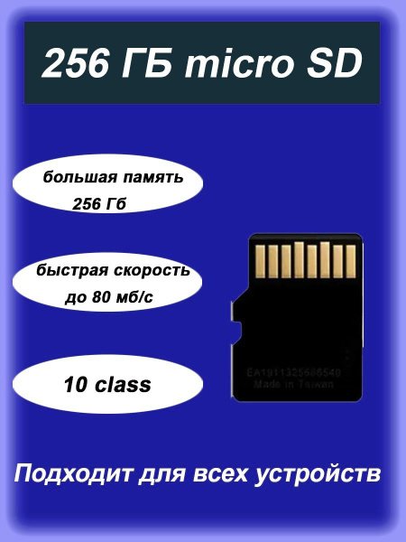 Карта памяти 256 ГБ (KARTAPAMYAT52) - купить с доставкой по выгодным ...