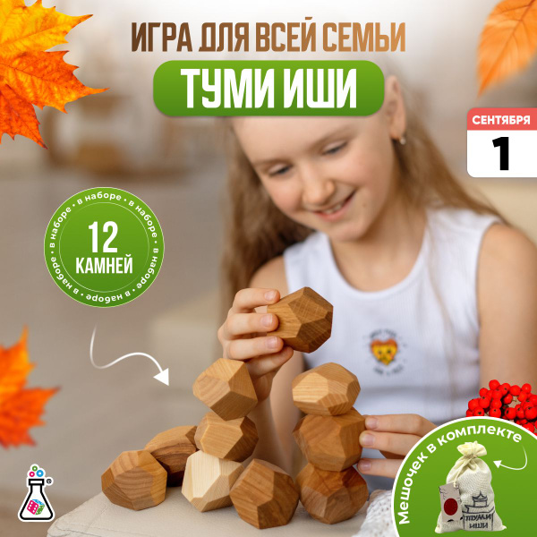Настольная игра для детей и взрослых ТУМИ ИШИ, японская настолка для ...