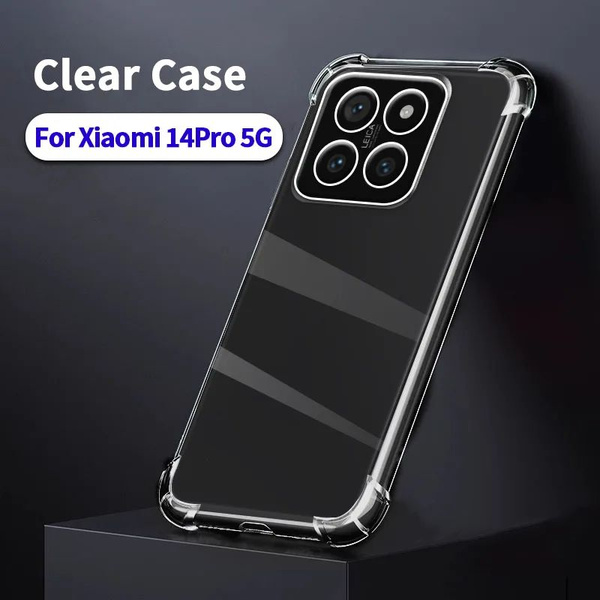 Прозрачный корпус телефона Xiaomi 14 14Pro 14 Ultra 5G мягкая защитная ...