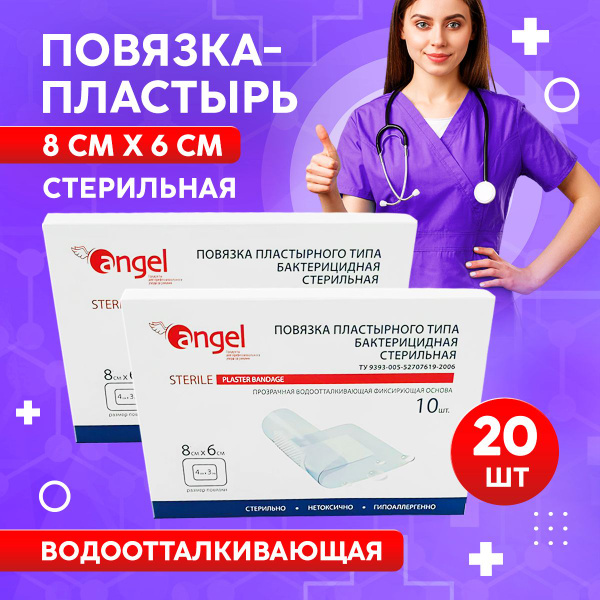 Характеристики Повязка на рану водоотталкивающая бактерицидная ...