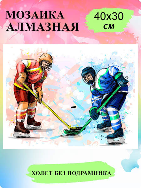 Алмазная мозаика спорт, хоккей, люди купить на OZON по низкой цене ...