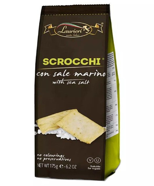 Крекеры с морской солью, Laurieri, 175 г, Италия - купить с доставкой ...