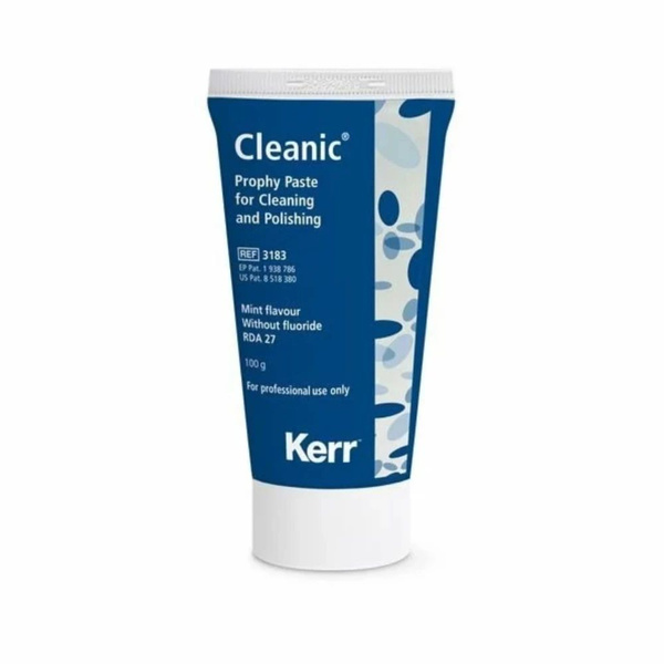 Паста полировочная стоматологическая Cleanic без фтора, мятный вкус ...