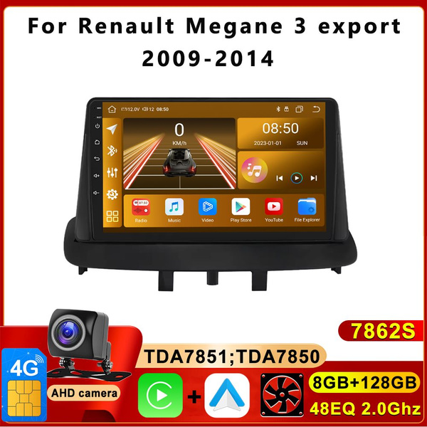 Магнитола для Renault Megane III, Fluence I 2009-2016(8 ядер 8+128GB,2 ...