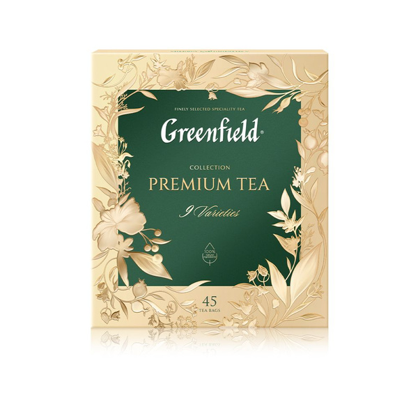Подарочный набор чая в пакетиках Greenfield премиальная коллекция, 9 ...