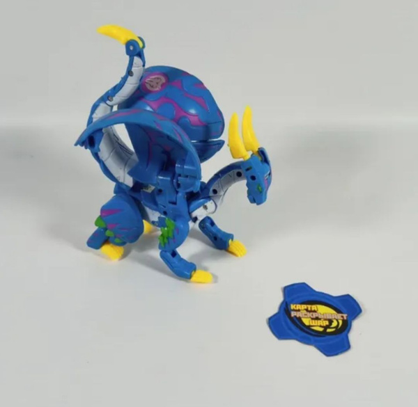 Игрушка Трансформер Бакуган Боевой Ящер синий BAKUGAN - купить с ...