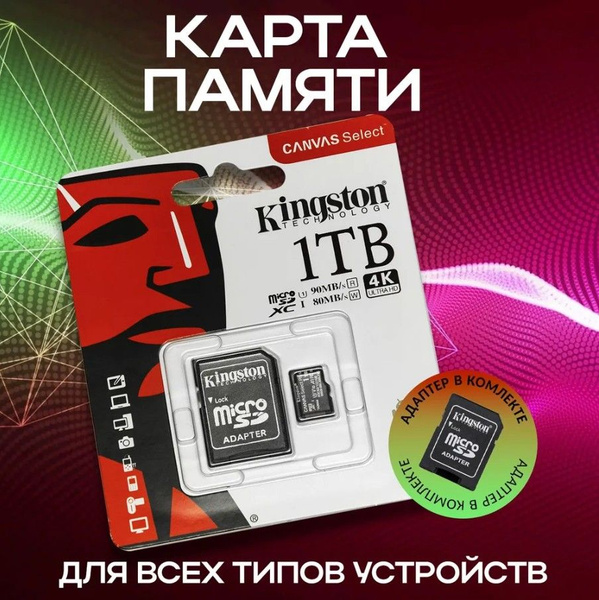 Карта памяти Canvas 1 ТБ - купить по выгодным ценам в интернет-магазине ...