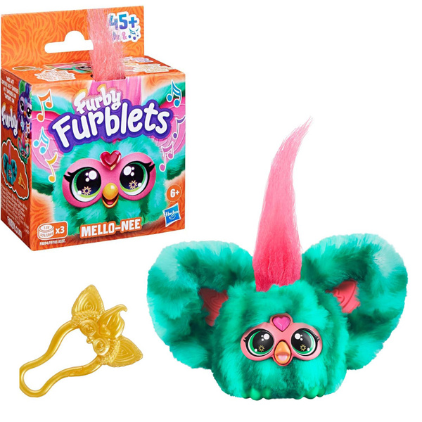 Интерактивные питомцы Hasbro Furby Furblets Mello-Nee мини друг, 45 ...