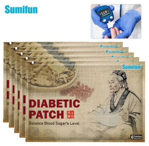 Пластырь от диабета Sumifan Diabetic Patch 6шт купить на OZON по низкой ...