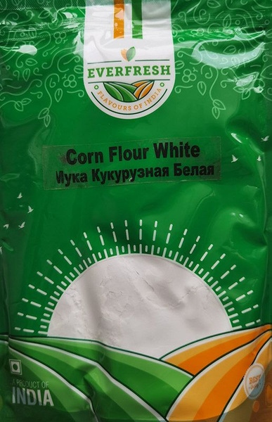 CORN FLOUR WHITE, Everfresh (МУКА КУКУРУЗНАЯ БЕЛАЯ, Эверфреш), 500 г ...