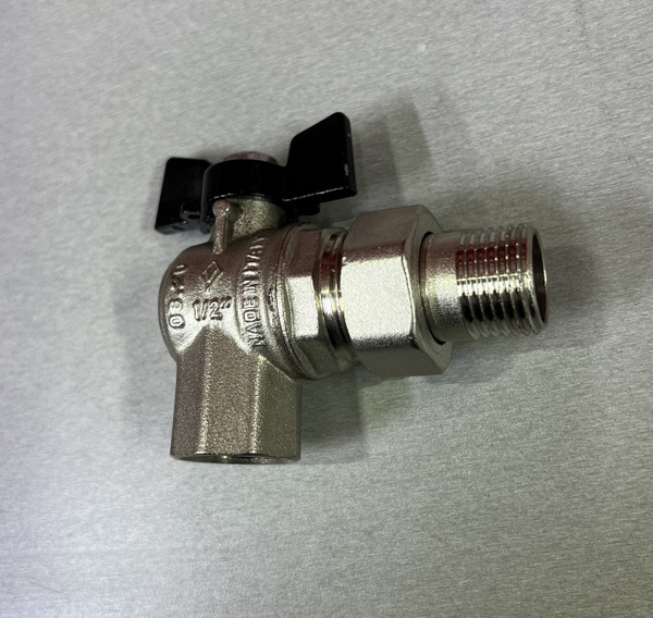 Кран шаровой Bugatti 1/2 " с американкой угловой 2 шт купить на OZON по ...