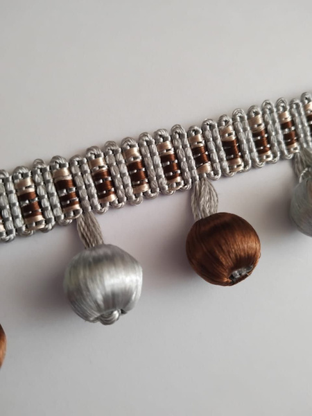 Бахрома для штор с шариками 1 метр купить c доставкой на OZON по низкой ...