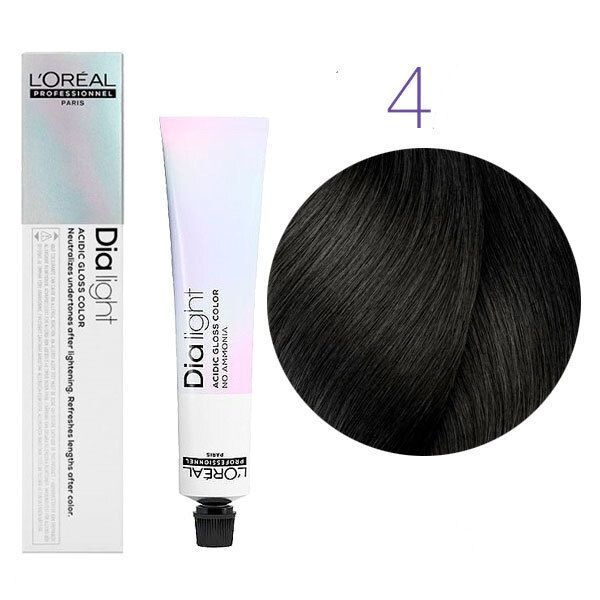 L'Oreal Professionnel Крем-краска DIA Light без аммиака 4, шатен 50мл ...