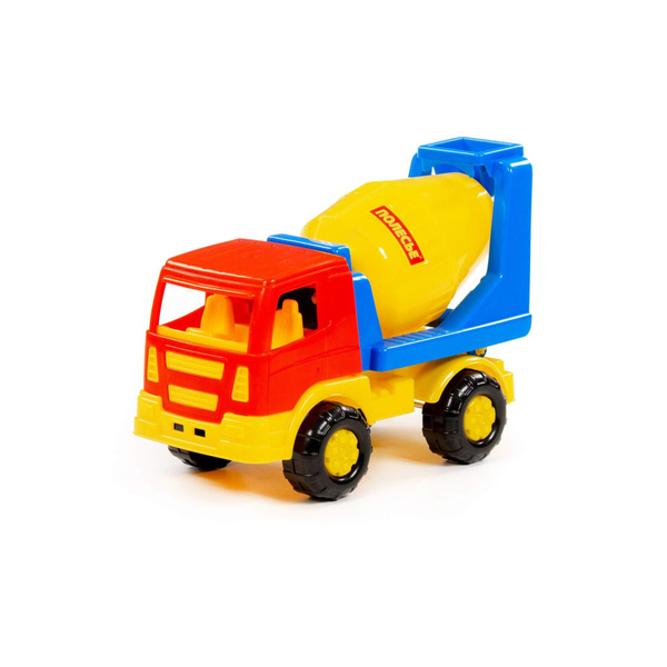 Автомобиль-бетономешалка Полесье Салют, красная кабина 8953 купить на ...