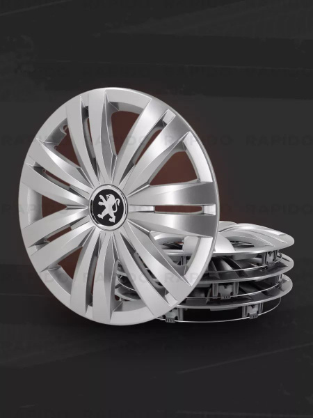 Колпаки R17 Peugeot, гибкие, прочные, комплект 4 штуки купить c ...