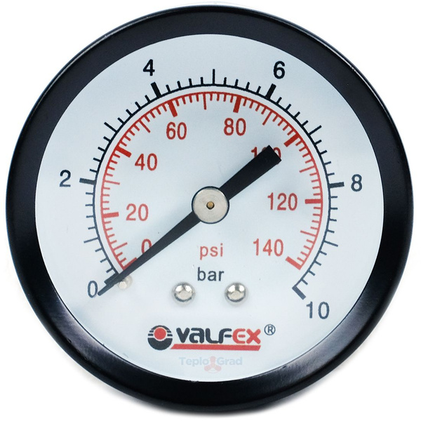 Манометр аксиальный Valfex 50 мм, 0-10 бар, 1/4 купить на OZON по ...