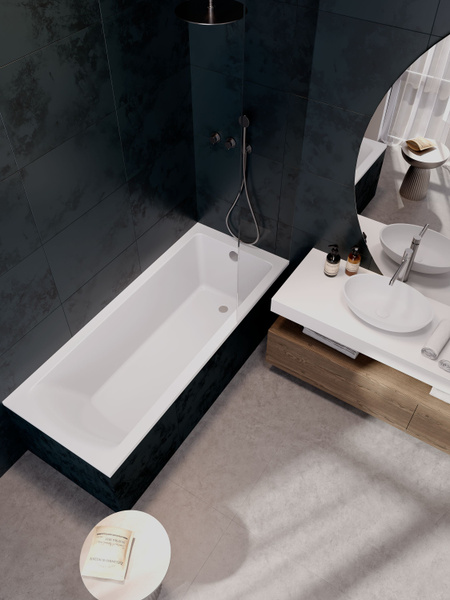 Ванна из литьевого мрамора Massimo Avanti LARA Матовая 170х70(в ...