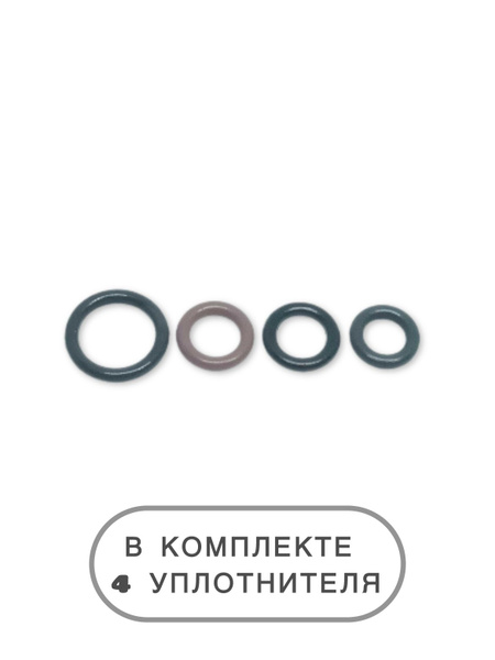 Комплект уплотнительных колец (4 шт.) на штуцер капучинатора Delonghi ...