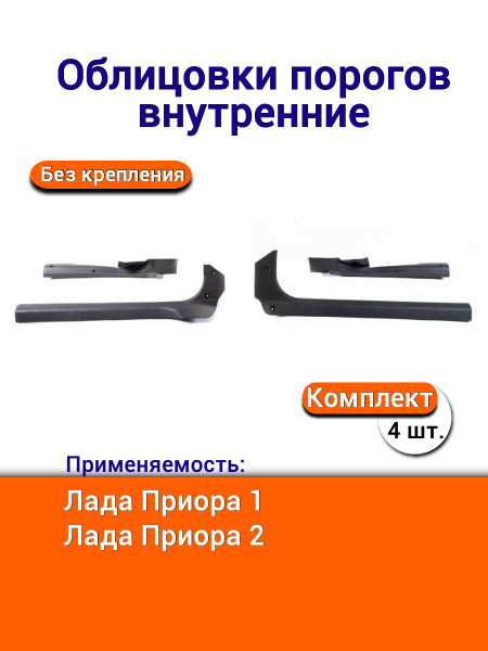Пороги салона пластиковые 2170 пер. прав.
