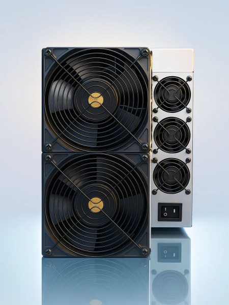 asic miner device on table