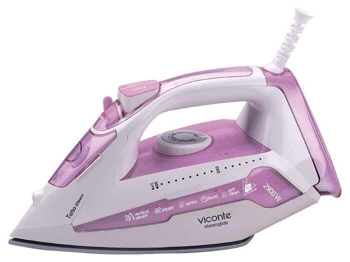 Утюг Viconte VC-436 (розов) - характеристики и техническое описание на сайте инт