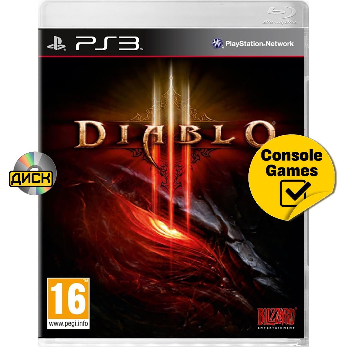 Игра PS3 Diablo 3 (русская версия) (PlayStation 3, Русская версия)