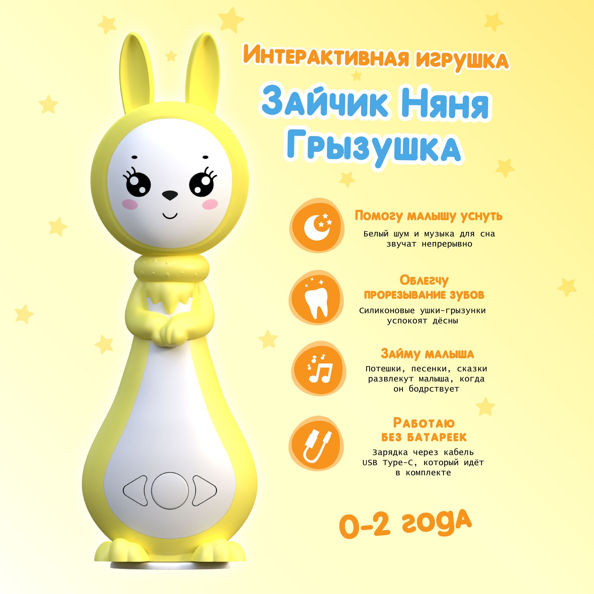 Berttoys Зайчик Няня – купить в интернет-магазине OZON по низкой цене