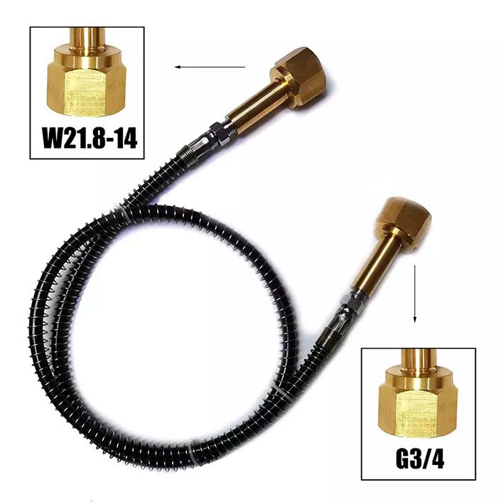 Шланг-адаптер заправочный G3/4-W21.8 900мм