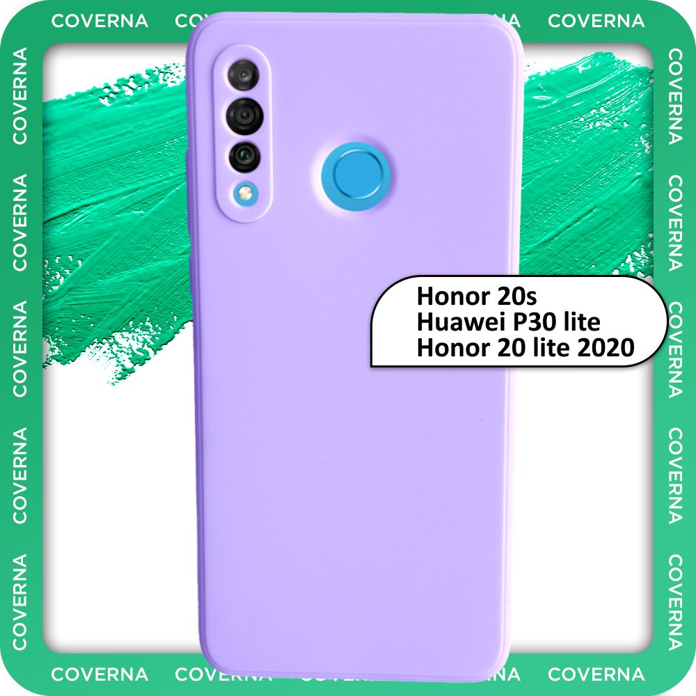 ЧехолнаHuaweiP30Lite/Honor20S/дляХуавейП30лайт/Хонор20S,накладкасоднотоннойматовойповерхностьюSoftTouch