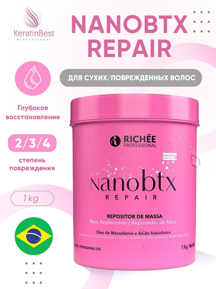 Richee Professional Ботокс для волос, 1000 мл 