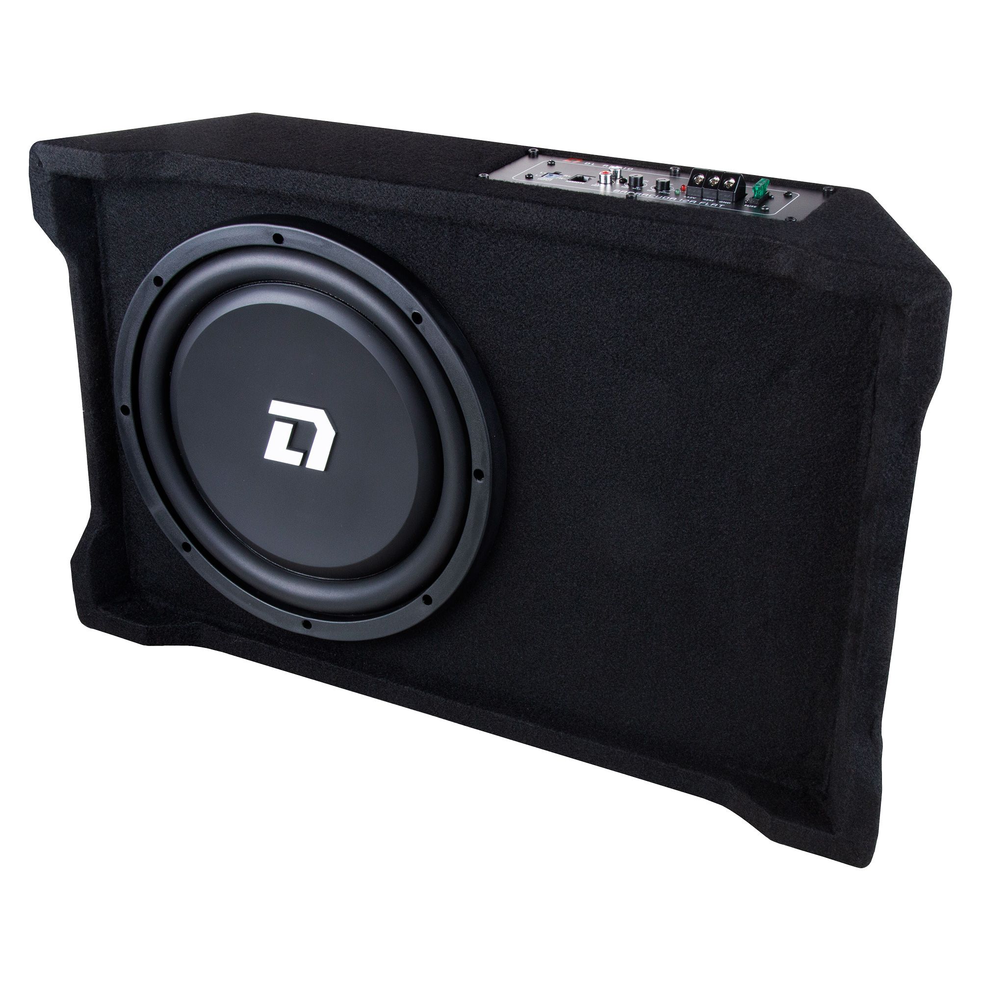 Автосабвуфер в корпусе активный DL AUDIO BARRACUDA 12A FLAT