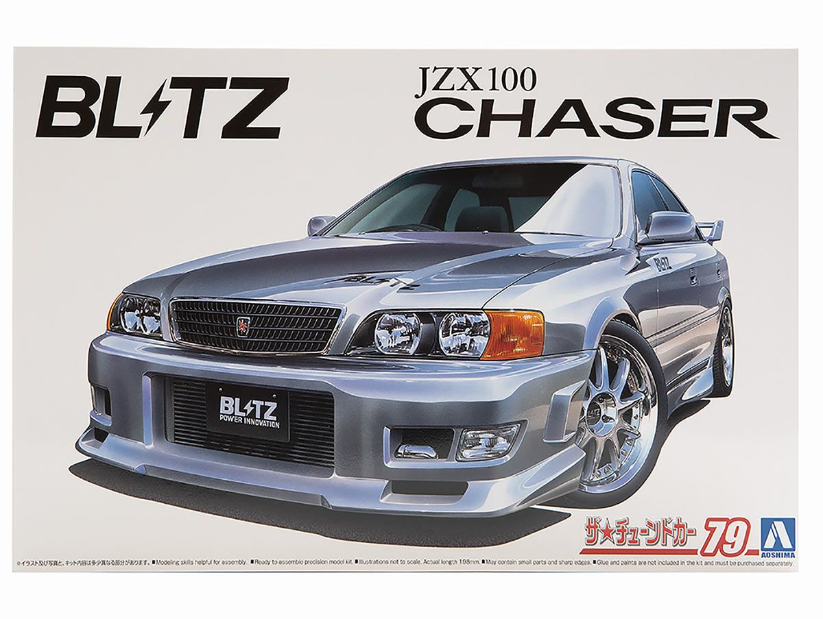 06565 Aoshima Автомобиль Toyota Chaser JZX100 Blitz (1:24) - купить с  доставкой по выгодным ценам в интернет-магазине OZON (1424137549)