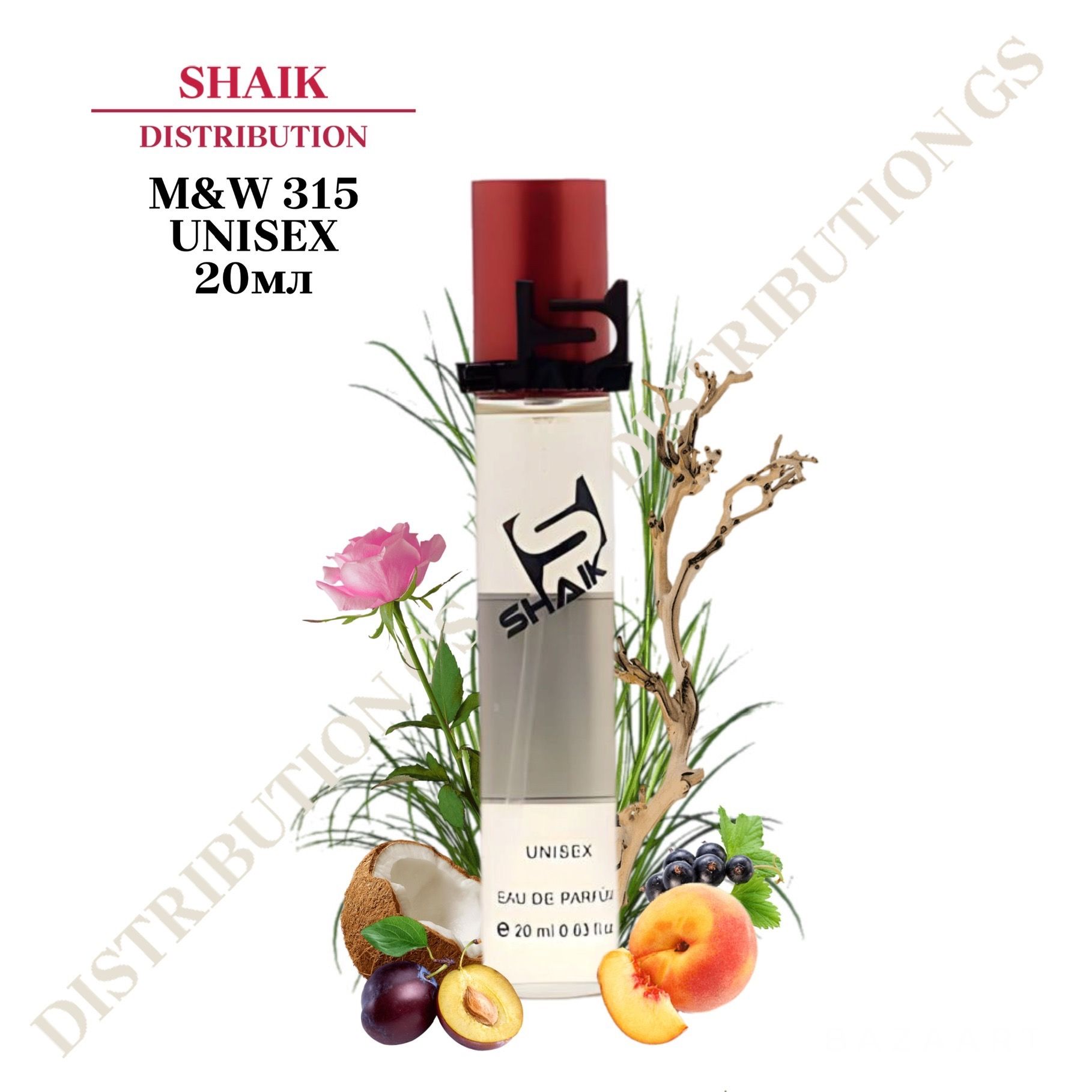 SHAIK PARIS MW 315 Chypre Fruity Парфюмерная вода 20мл Unisex