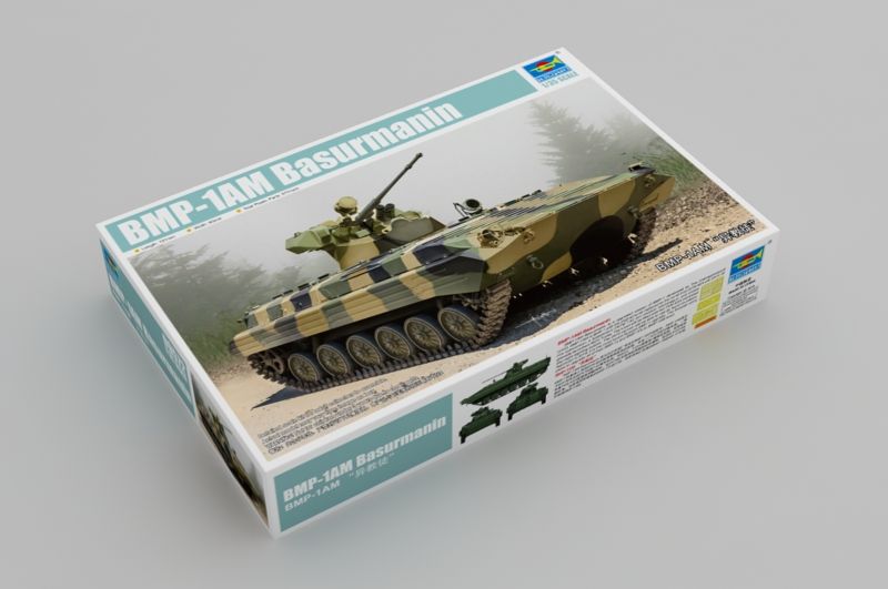 Trumpeter 09572 1/35 БМП-1АМ Басурманин Военная пластиковая сборка модель 2019 Танки