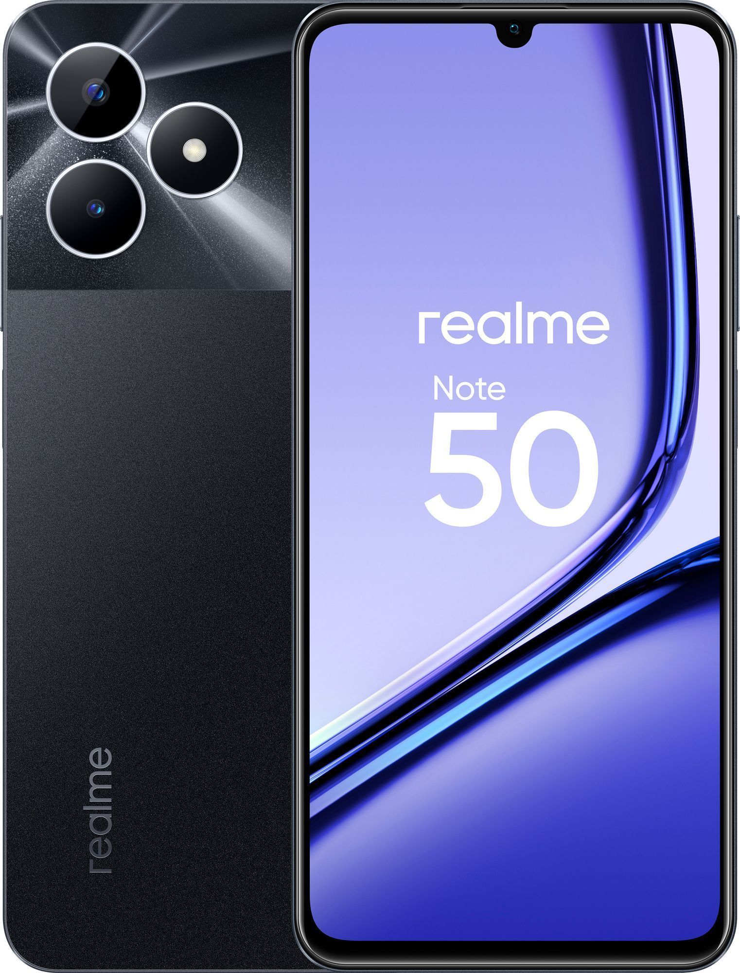 realmeСмартфонNote503/64GbBlack3/64ГБ,черный