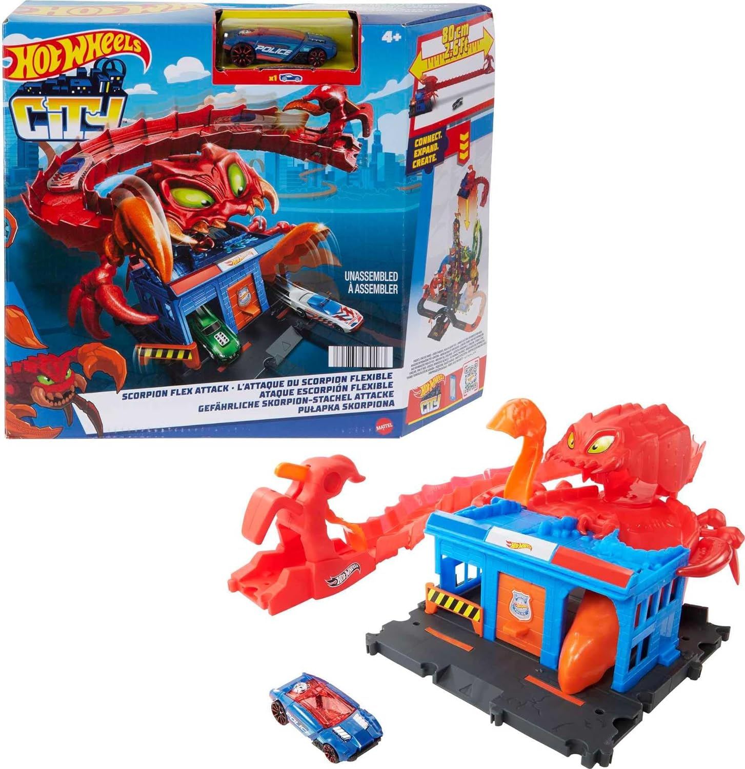 HotWheelsCityFightingEnemiesSeriesHDR29СкорпионФлексАтака