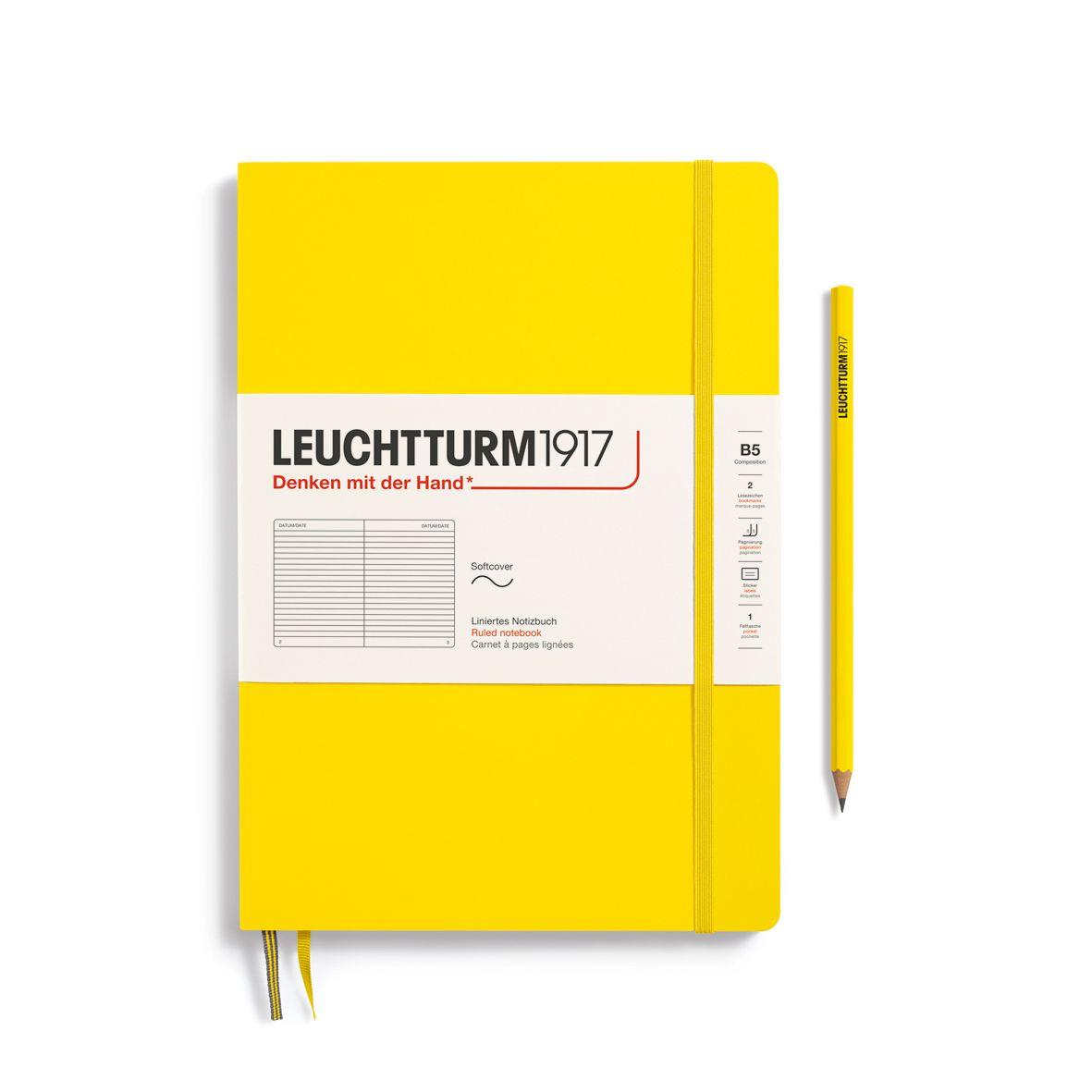 Leuchtturm1917 Записная книжка B5 (17.6 × 25 см), листов: 60