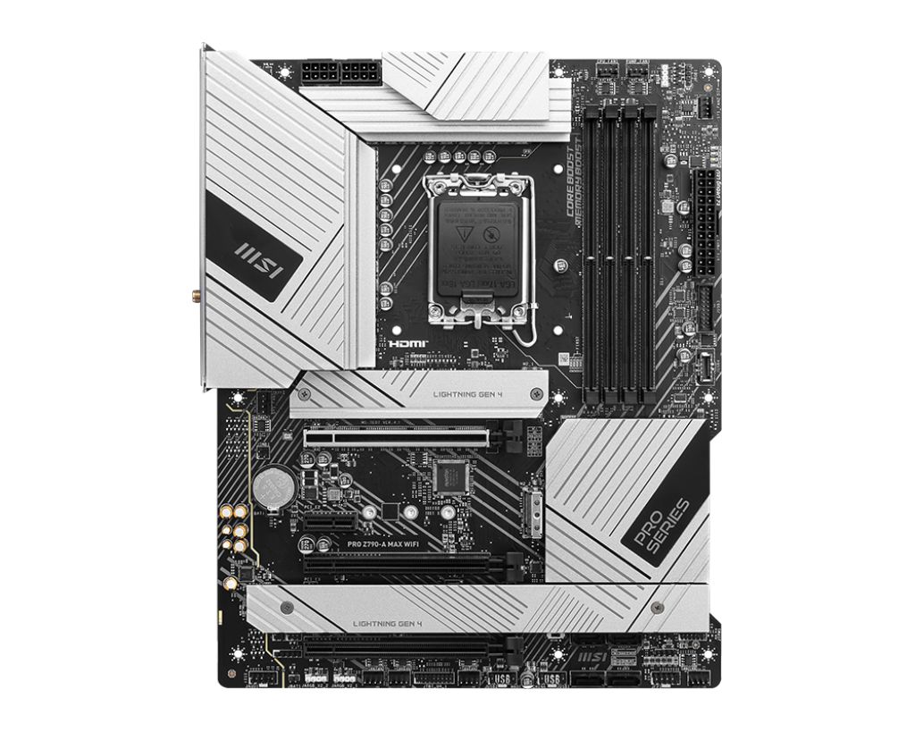 МатеринскаяплатаMSIPROZ790-AMAXWIFI(LGA1700,IntelZ790,DDR5,256ГБ,PCIE5.0),PROZ790-AMAXWIFI